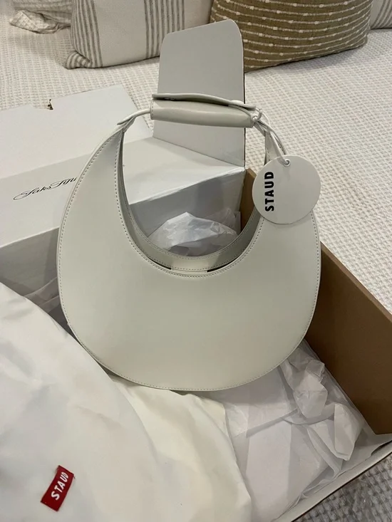 STAUD White Crescent Hobo Bag - Picture 2 of 6